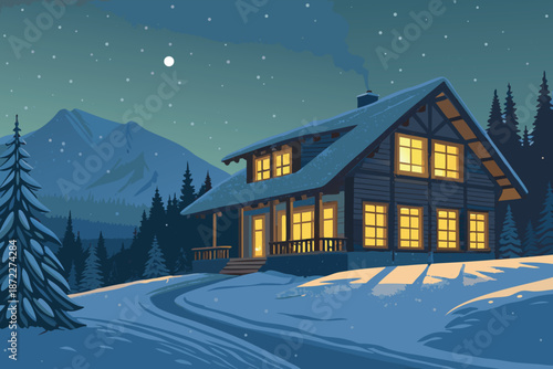 Glacier Lodge Winter Gear Rental Economy Realisti