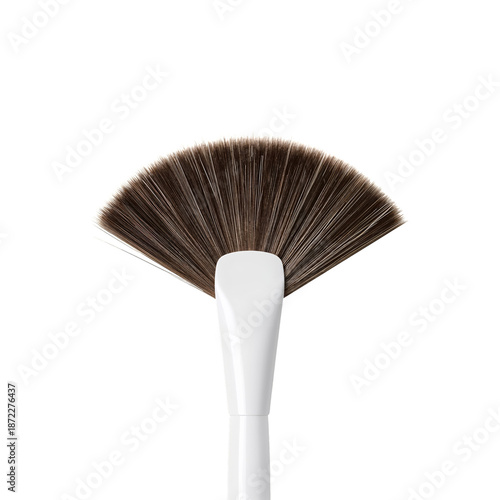 Soft Brush With a Rounded Head for Applying Powder Makeup and Creating a Smoo...