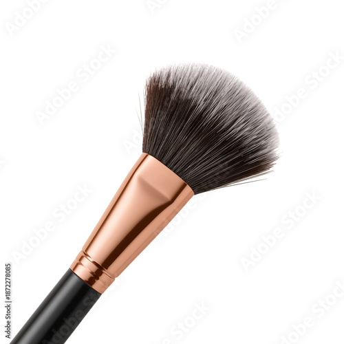 Makeup Brush With Soft Bristles for Applying Powder in a Beauty Setting