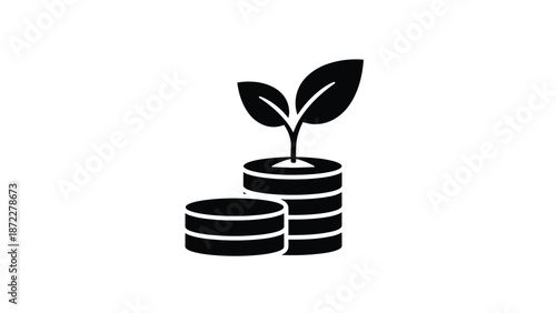 Investment Growth Plant Icon