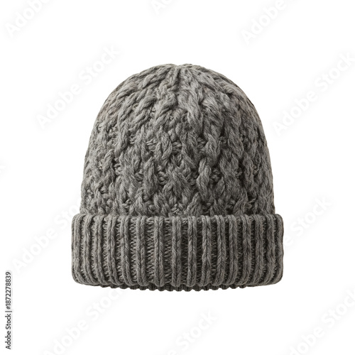 People Wearing Gray Knitted Hat During Cold Winter Day in City