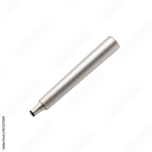 Writing Tool With Metal Body and Black Tip Resting on a Flat Surface in a Wel...