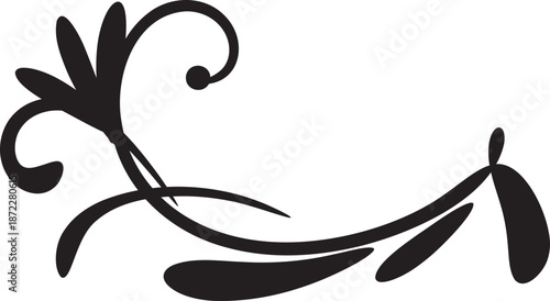 hand drawn ornament arrow shape element