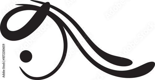 hand drawn ornament arrow shape element