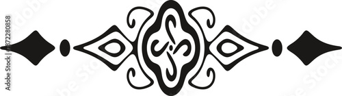 hand drawn ornament arrow shape element