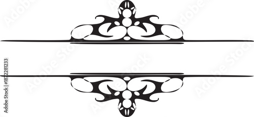 hand drawn ornament arrow shape element