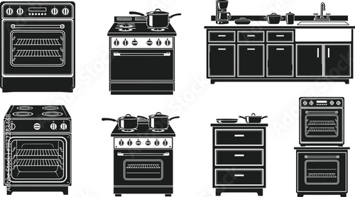 Dance silhouette vector illustration, diverse dancer poses, ballet and ballroom styles, cultural movement clipart, editable black figures, isolated traditional dance graphic