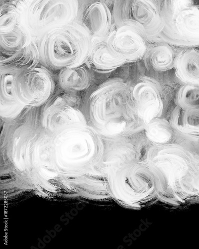 Snow sketch for design abstract background