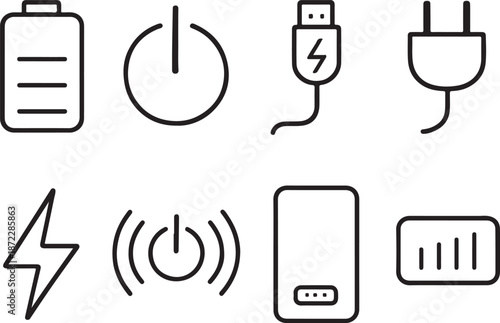 Virtual Reality and Gaming Technology Icon Collection for Metaverse and Multimedia Entertainment