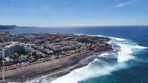 Wallpaper Mural survol de playas de las americas à Tenerife, îles canaries Torontodigital.ca