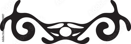 hand drawn ornament arrow shape element