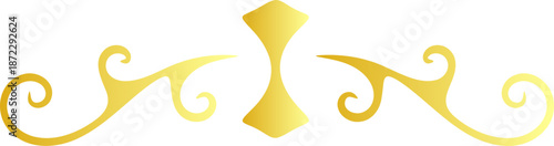 hand drawn ornament arrow shape element