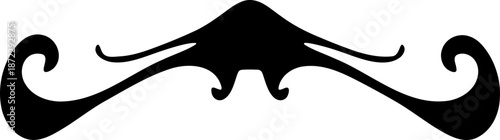 hand drawn ornament arrow shape element