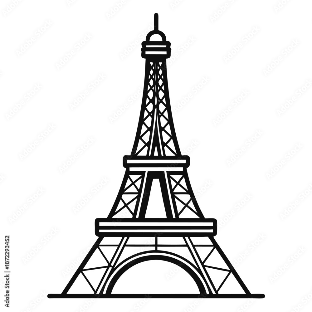 Obraz premium Simple Black and White Minimalist Line Art of a Dog Silhouette, Modern Animal Illustration for Pet Lovers