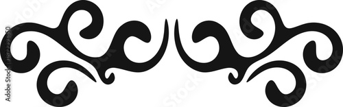 hand drawn ornament arrow shape element