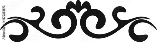 hand drawn ornament arrow shape element