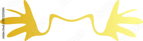 hand drawn ornament arrow shape element