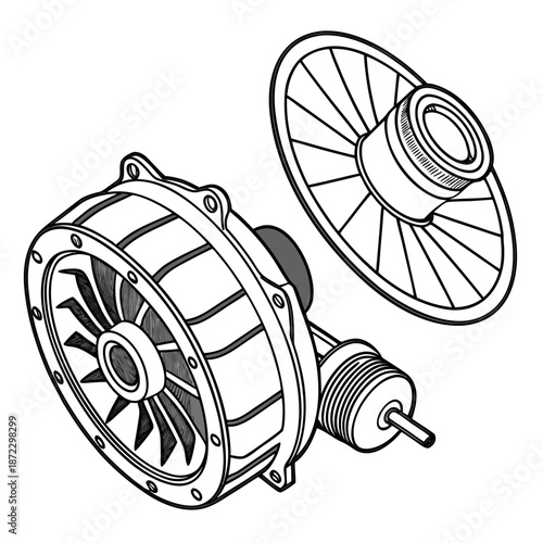 Advanced Ceramic Turbine Components with Heat Resistant Material for High Temperature Industrial Engineering