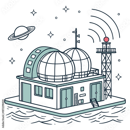 Floating Ocean Observatory Platform with Advanced Environmental Sensors for Marine Science and Research