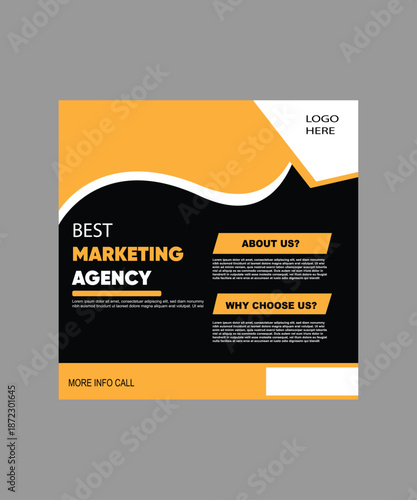 Digital marketing expert agency poster design 