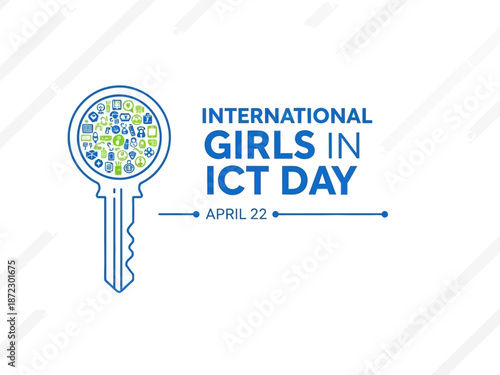 International girls in ict day key logo