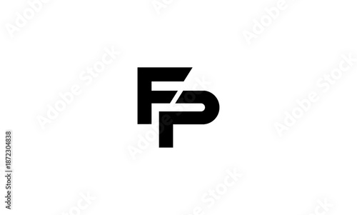 FP initial letters logo or FP monogram
