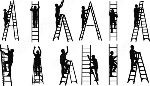 Dog bandana silhouette set with different patterns and styles, pet accessory collection, black scarf shapes isolated on white