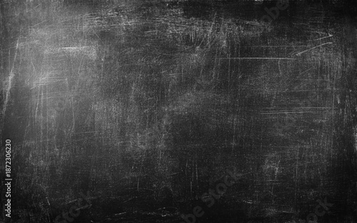 Blank blackboard black board chalkboard texture background, Blank widescreen Real chalkboard background texture in college concept for back to school panoramic wallpaper.