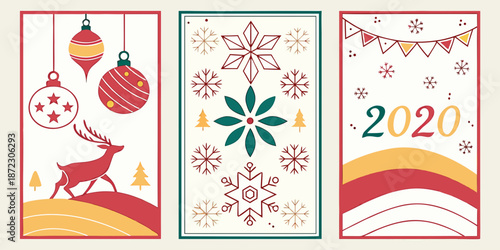 Happy New Year 2020 with Festive Panels – A Cheerful Holiday Greeting