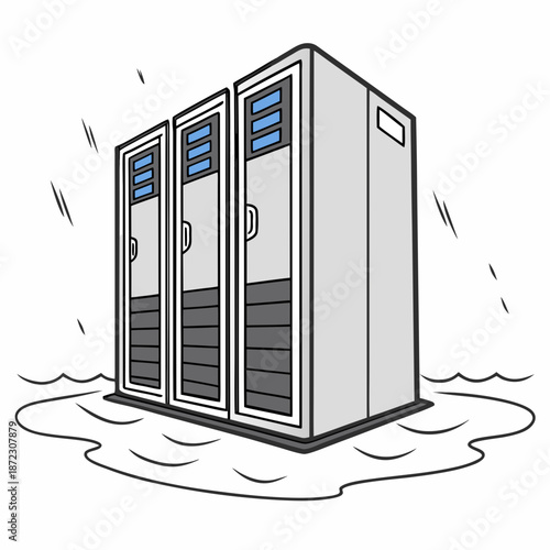 Ocean Based Floating AI Supercomputer Module for Edge Computing and Offshore Data Processing