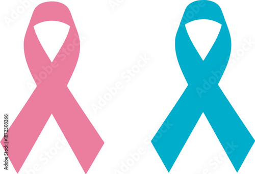 International women's day awareness ribbons silhouette isolated on transparent background