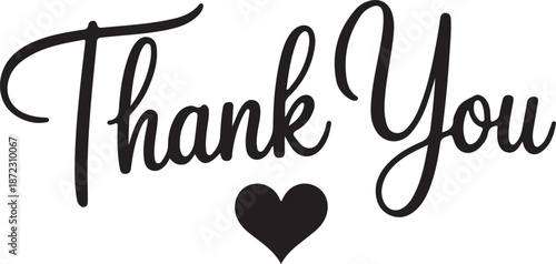 gratitude thank you message with heart for wedding invitation card