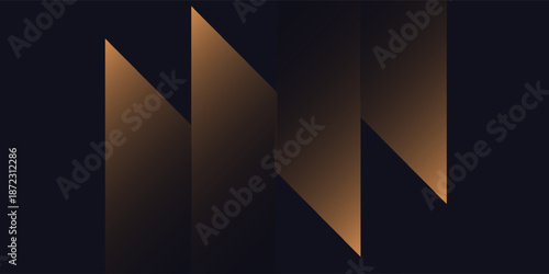 Premium background with luxury dark golden geometric modern black colorful