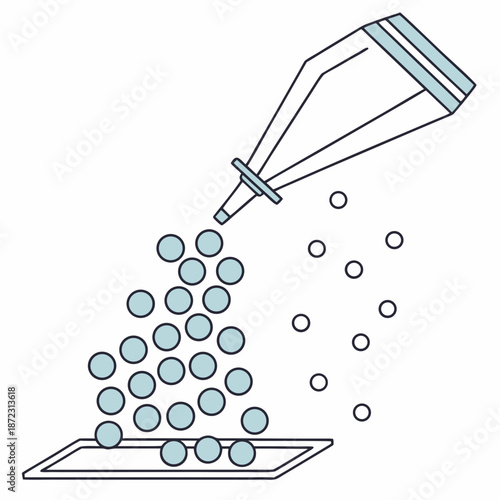 Advanced Ceramic Powder Atomization Process Illustrating Spherical Particles for Additive Manufacturing and Precision Industrial Engineering
