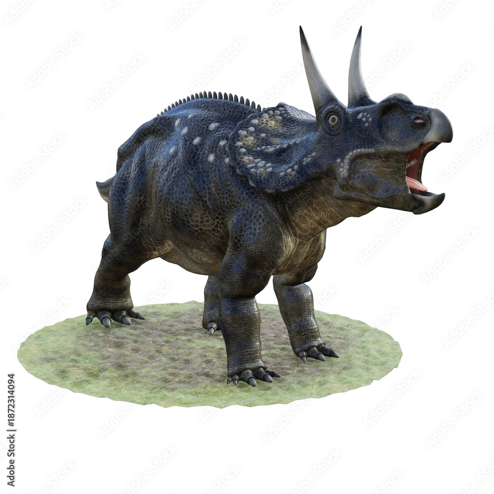 Fototapeta premium Parasaurolophus Dinosaur Model
