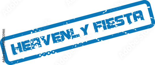 Heavenly Fiesta Celebration Commemorative Stamp Mark for Joyful Gatherings and Events