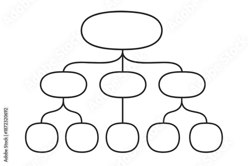 Concept map displays connections and relationships within a structured format for organizing information and ideas in clear manner