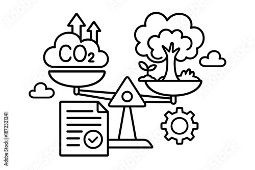 Balancing CO2 emissions and environmental sustainability through responsible actions in nature protection efforts