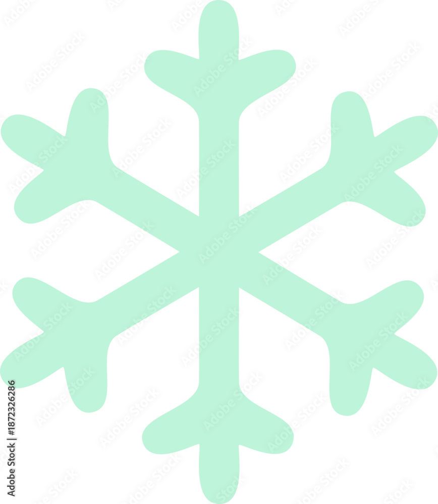 Obraz premium snowflake vector illustration