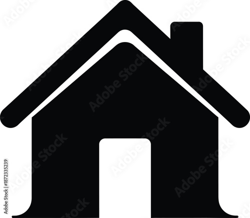 home icon on a white background