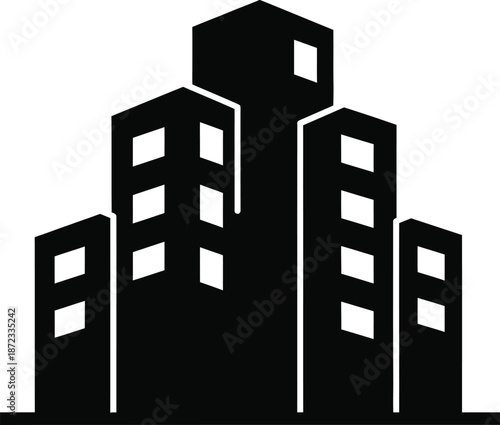 Real estate and travel icons set vector illustration