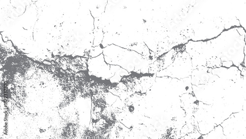 Worn wallpaper grunge texture with damask pattern and distressed overlay effect. Abstract dirty texture with dust and scratches for vintage style frame background. 