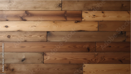 Wooden wall. Wooden background. Wooden planks background. Wood texture with natural pattern. 