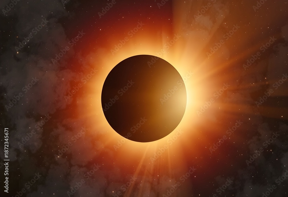 Obraz premium A view of a Solar Eclipse