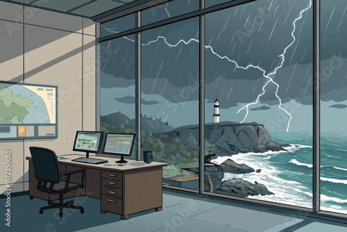 Stormy Coast Insurance Risk Map