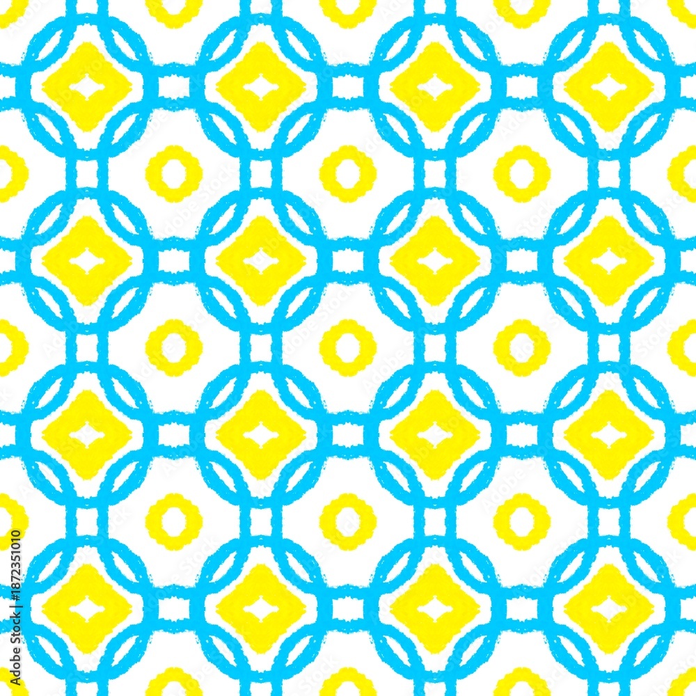 Fototapeta premium Seamless geometric pattern designed for fabric printing. For textiles, apparel, home decor, wallpapers, and creative surface designs