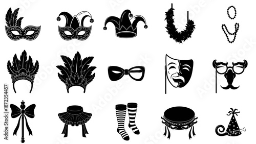 Celebration Silhouettes: Festive Accessories for Carnival and Special Occasions