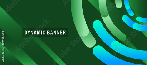 Dynamic GREEN background, Colorful Dynamic Swirl background. Multi colored square lines. Color flow wave for design brochure, website, flyer vector. abstract green background