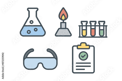 Laboratory scene showing equipment and tools used for scientific experiments and research in a controlled setting
