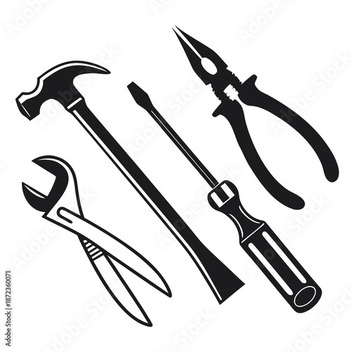 Collection of essential tools